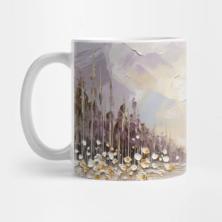 3D flowers - creamy and textured painting 1 Mug